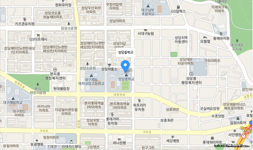 학교 찾아오시는 길 지도